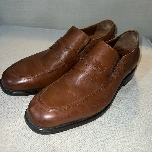Johnston &  Murphy XC4 Penny Loafers Men 9M Shoes Brown Leather 15-2700 main image 4